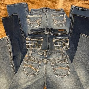 All 3 $60Rock 47 and Cruel Girl Jeans size 27
